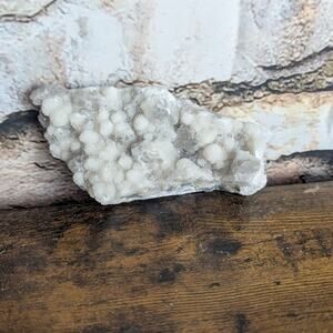 White Sugar Druzy Fluorite cluster specimen raw mineral crystal witch nature